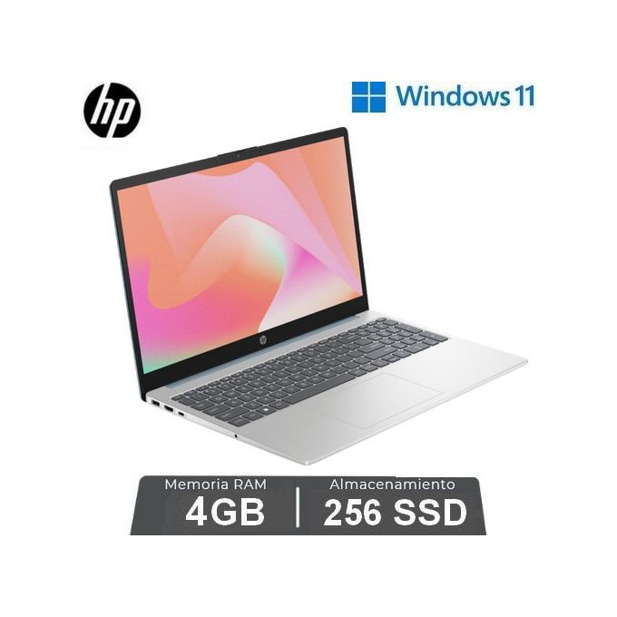 Hp LAPTOP 15 - ECRAN 15.6" - 256GO SSD - 4 Go RAM - CELERON -WINDOWS 11 - GRIS - GARANTIE 12 MOIS