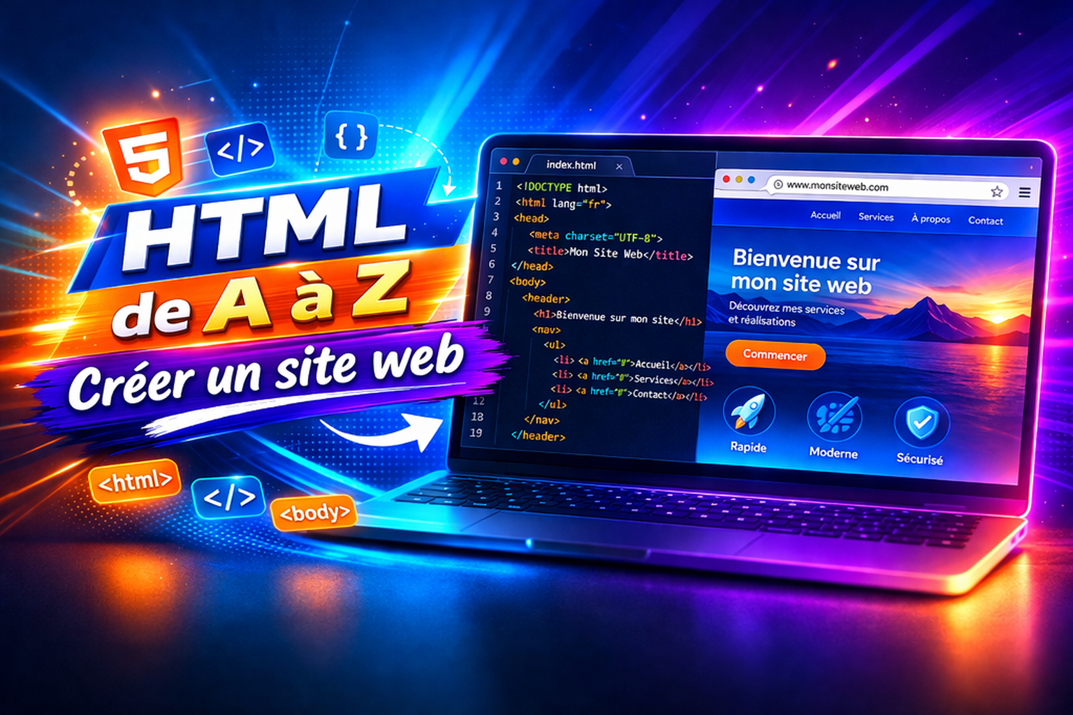 Apprendre le HTML de A à Z